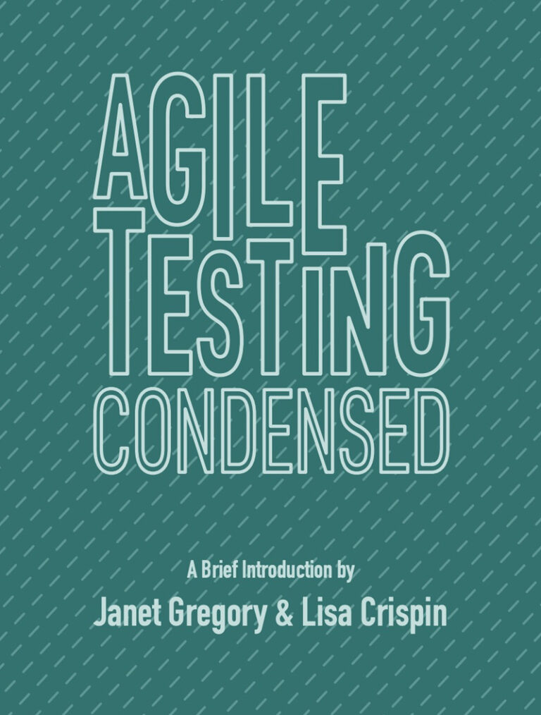 Agile Testing Condensed Book Cover