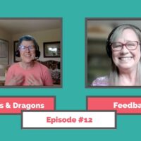 Lisa and Janet record an episode of their Donkeys & Dragons video chat
