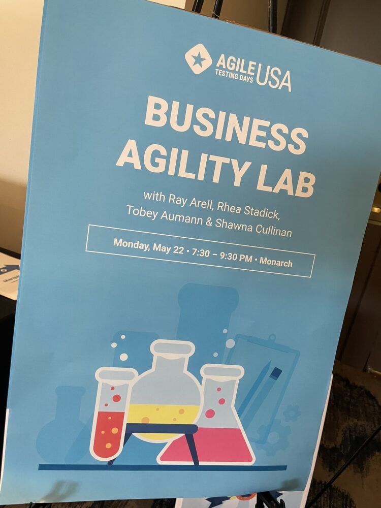 Business Agility Lab poster for ATD USA 2023